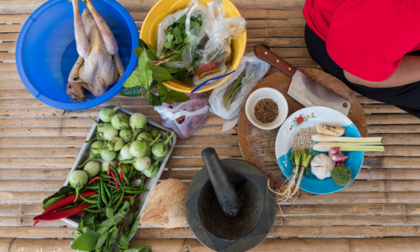 ustensiles pour une véritable cuisine thaïlandaise